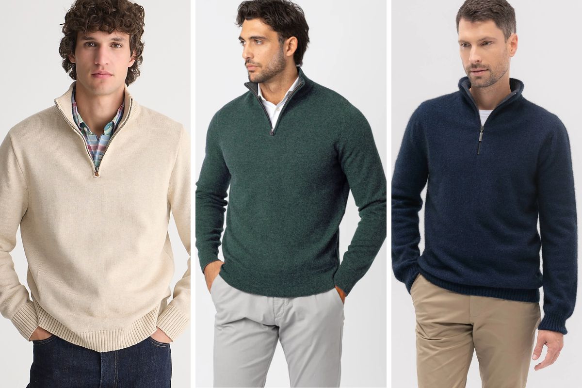 thời trang nam - áo len - đồ dệt kim - mùa thu-đông - phối đồ - luxuo 29