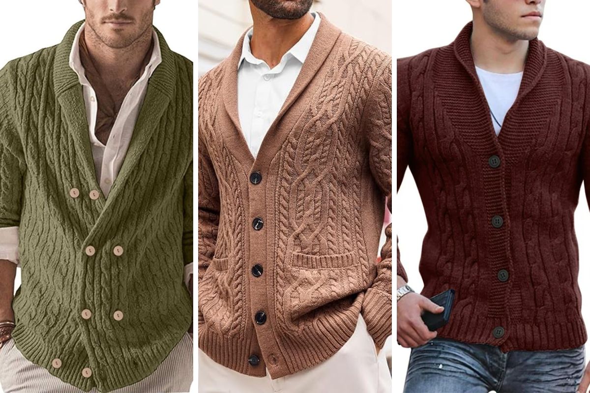 thời trang nam - áo len - đồ dệt kim - mùa thu-đông - phối đồ - luxuo 33