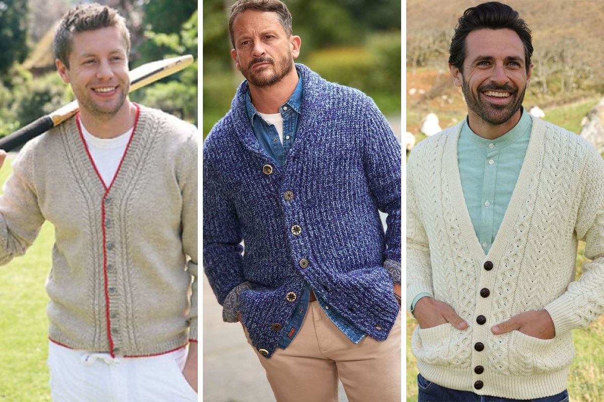 thời trang nam - áo len - đồ dệt kim - mùa thu-đông - phối đồ - luxuo 34