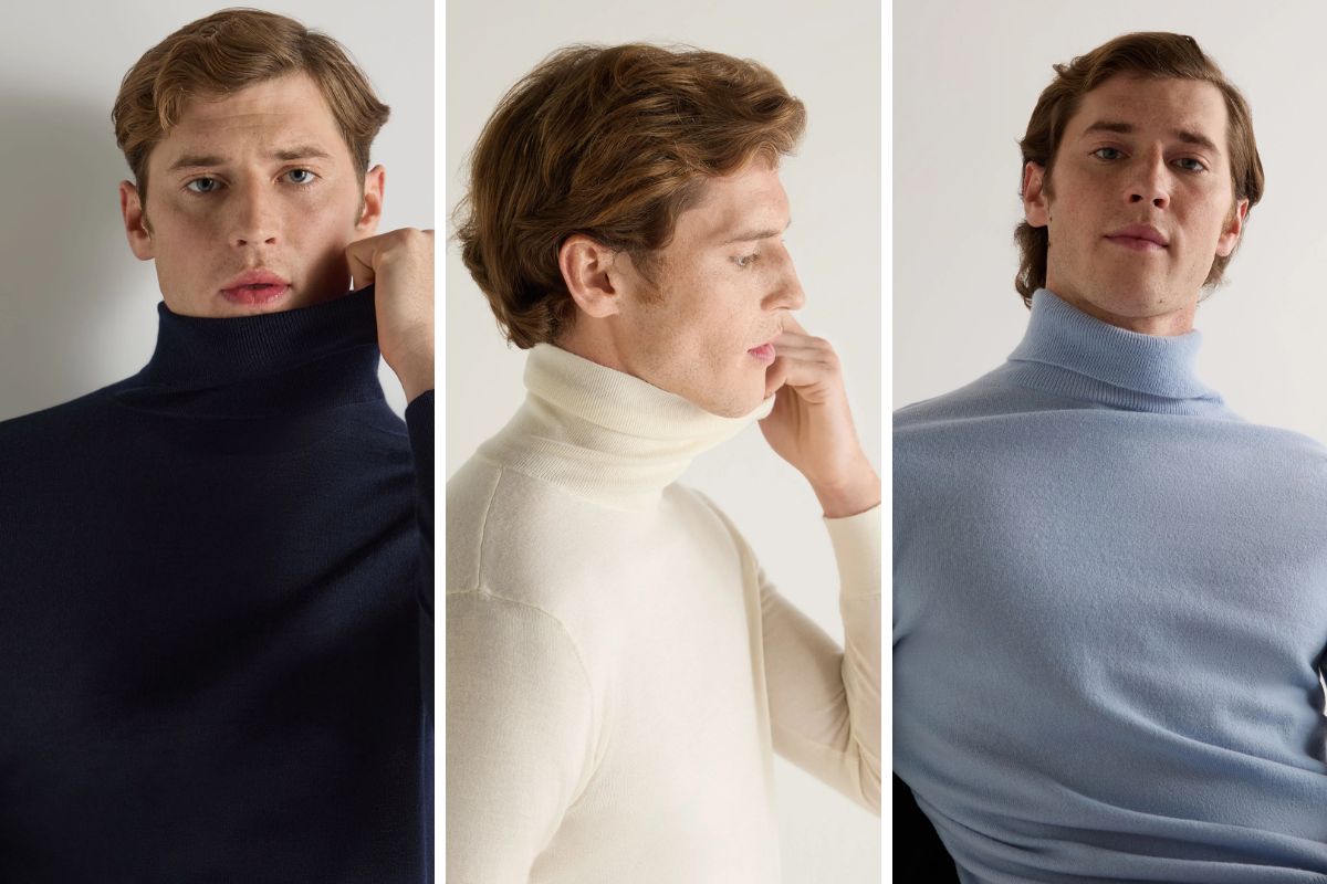 thời trang nam - áo len - đồ dệt kim - mùa thu-đông - phối đồ - luxuo 37