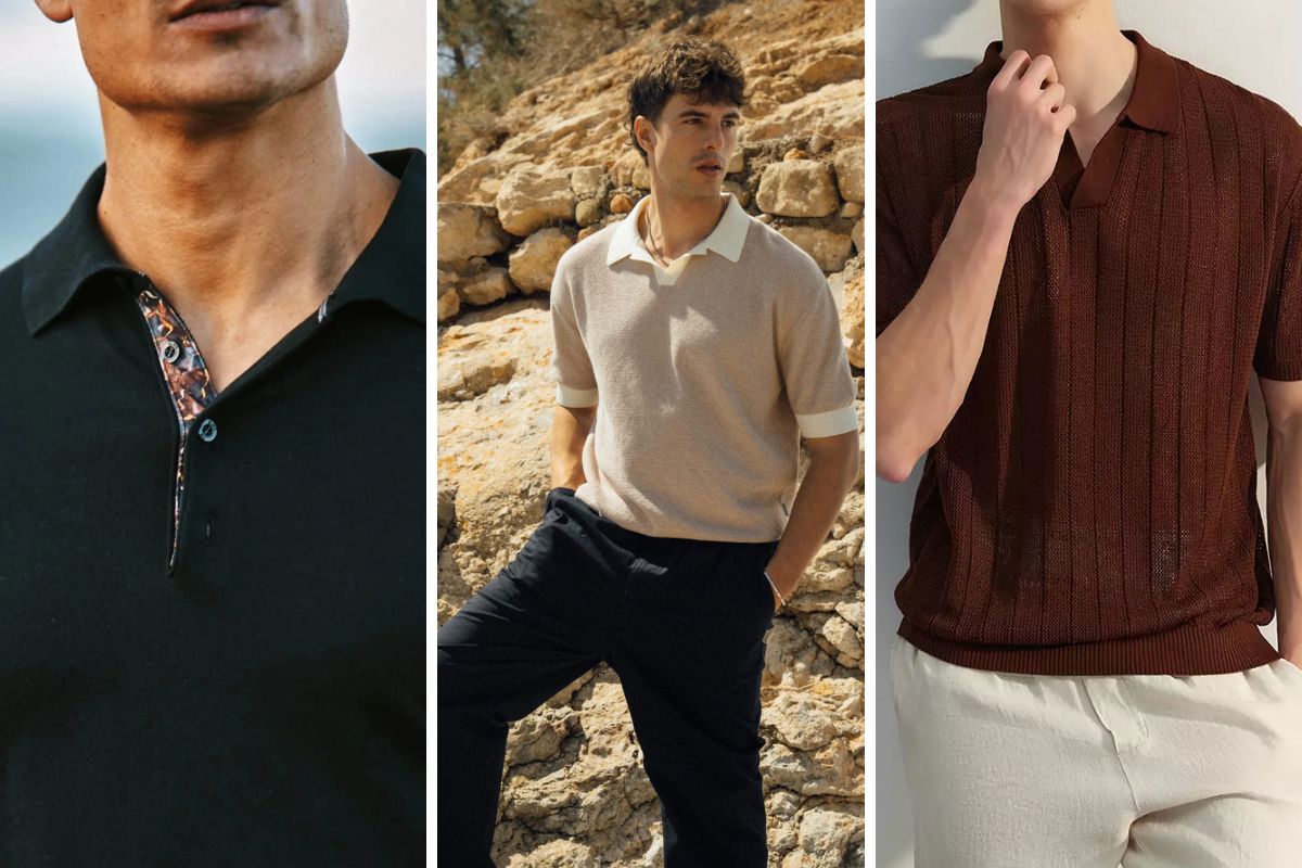 thời trang nam - áo len - đồ dệt kim - mùa thu-đông - phối đồ - luxuo 5