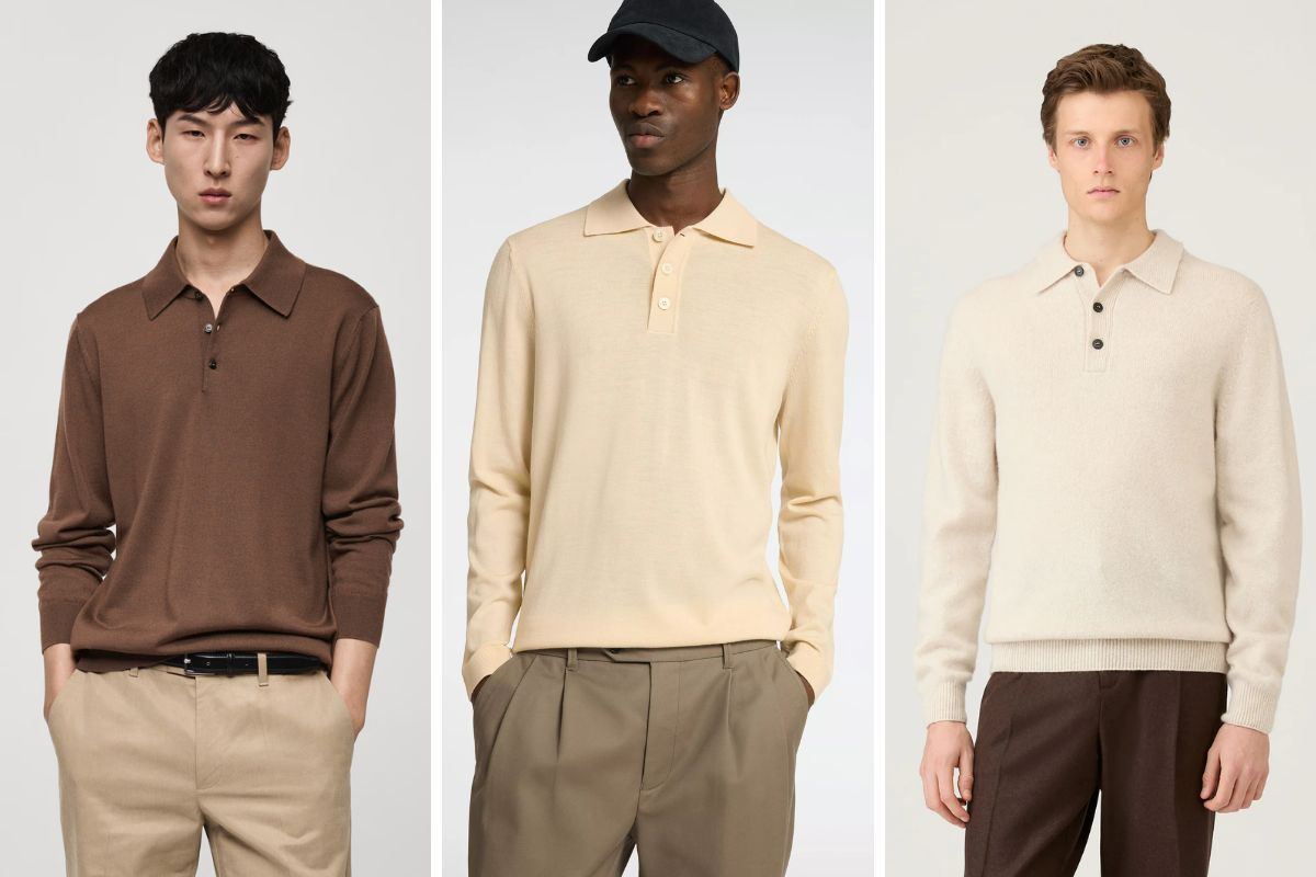 thời trang nam - áo len - đồ dệt kim - mùa thu-đông - phối đồ - luxuo 9