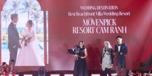 Vietnam Wedding Awards 2026 vinh danh Mövenpick Resort Cam Ranh với giải thưởng “Best Beachfront Villa Wedding Resort”